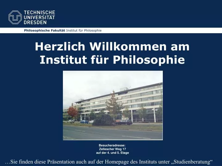 herzlich willkommen am institut f r philosophie