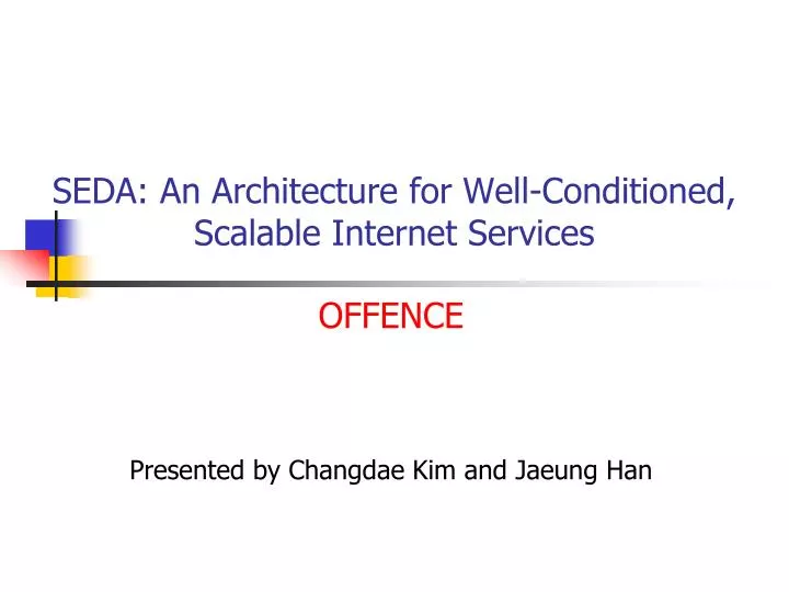 seda an architecture for well conditioned scalable internet services