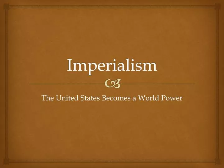 imperialism