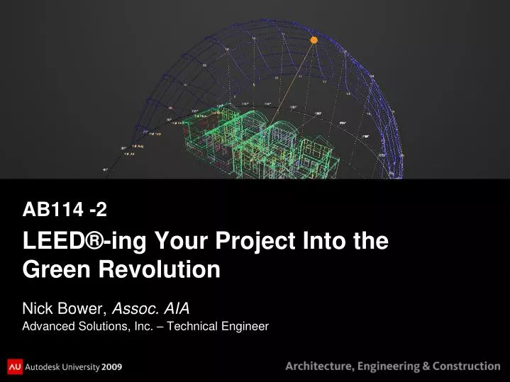 ab114 2 leed ing your project into the green revolution