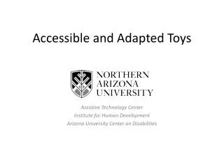 Accessible and Adapted Toys