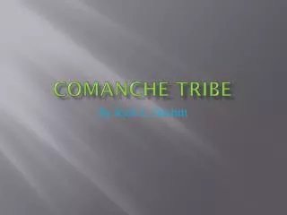 Comanche tribe
