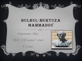 BuLBUL-murtuza mammadov