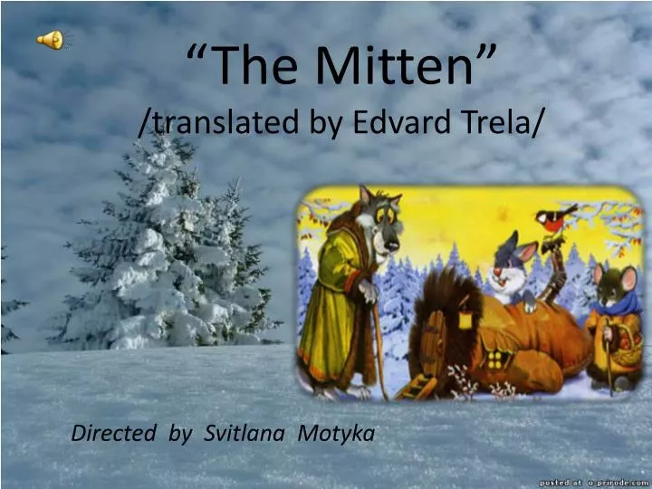 the mitten translated by edvard trela