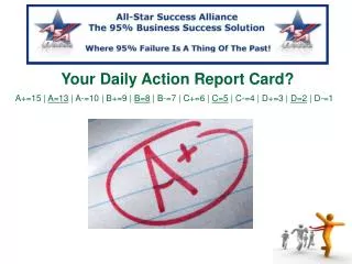 Your Daily Action Report Card?
