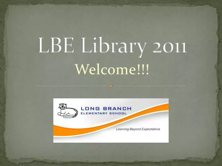 lbe library 2011