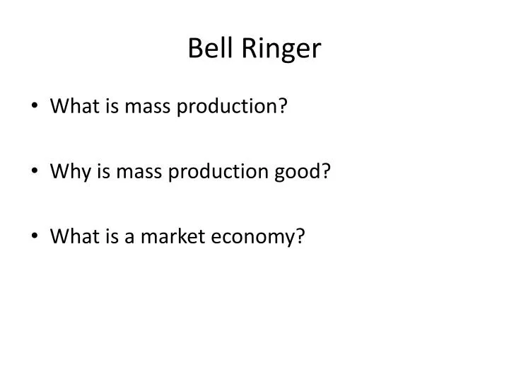 bell ringer