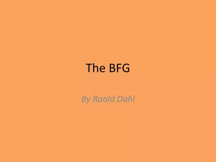 the bfg