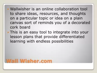 Wall Wisher.com