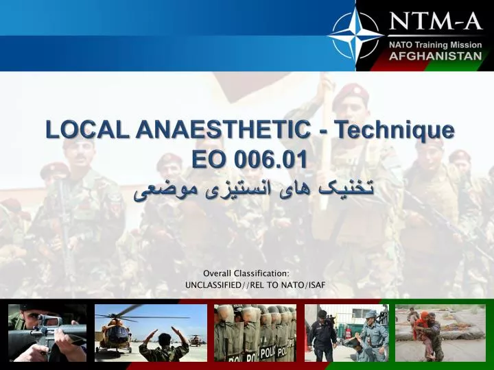 local anaesthetic technique eo 006 01