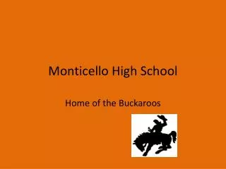 Monticello High School