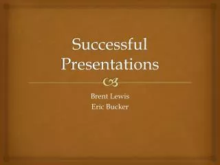 successful presentations