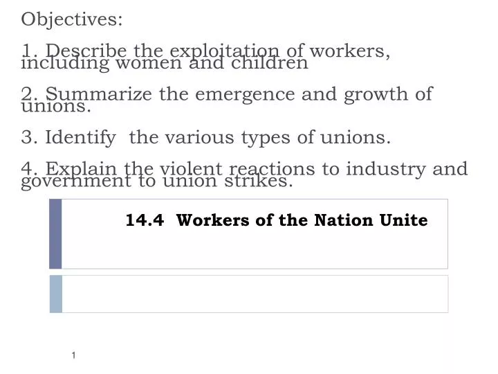 14 4 workers of the nation unite