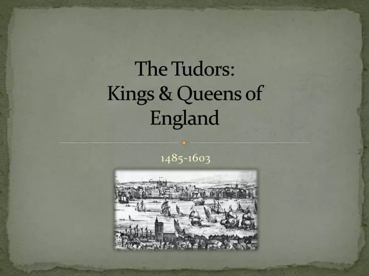 the tudors kings queens of england