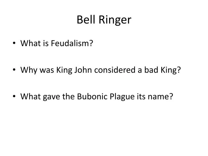 bell ringer