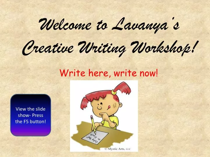 welcome to lavanya s creative writing workshop