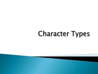 character types