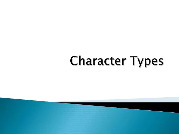 character types