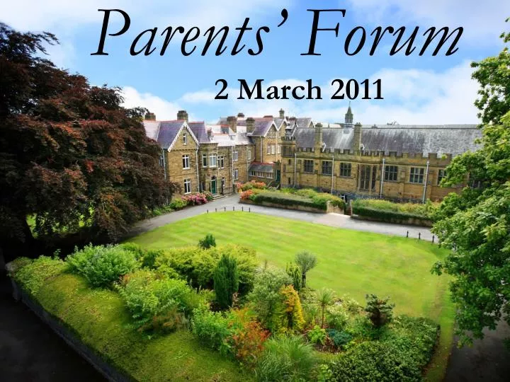 parents forum