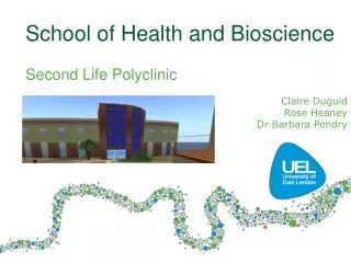 School of Health and Bioscience