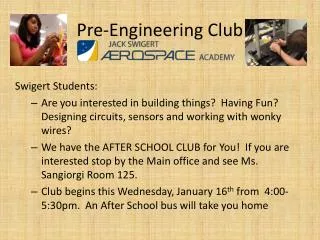 Pre-Engineering Club