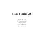 Blood Spatter Lab - slide 1