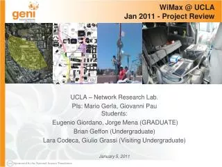 WiMax @ UCLA Jan 2011 - Project Review