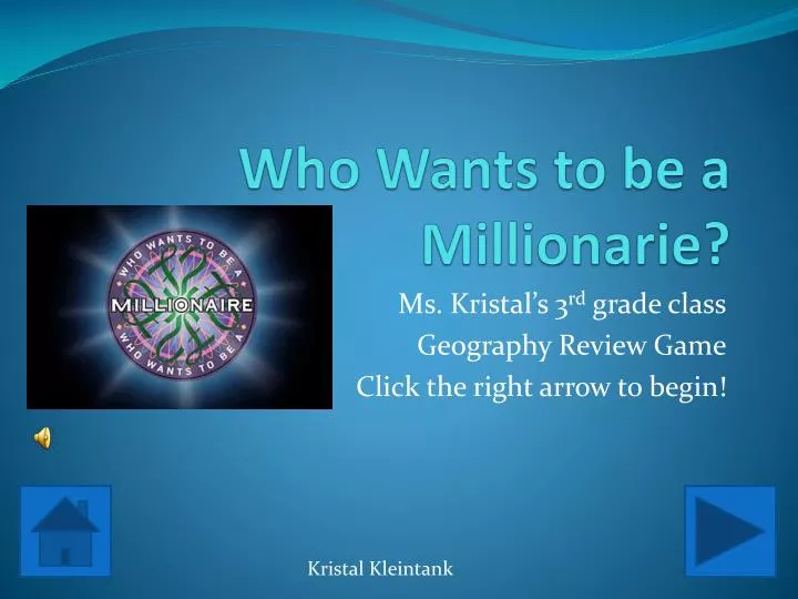 who wants to be a millionarie