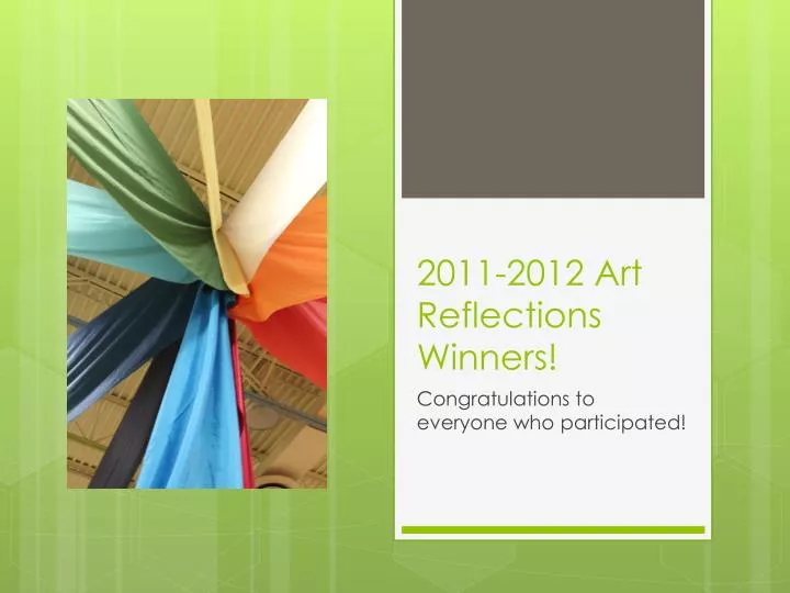 2011 2012 art reflections winners