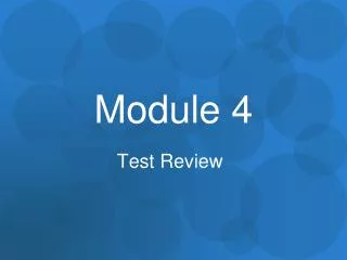 module 4