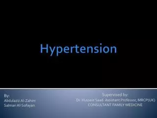 Hypertension