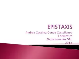 epistaxis