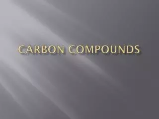 carbon compounds