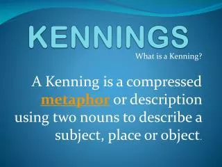 KENNINGS