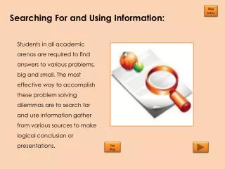 Searching For and Using Information: