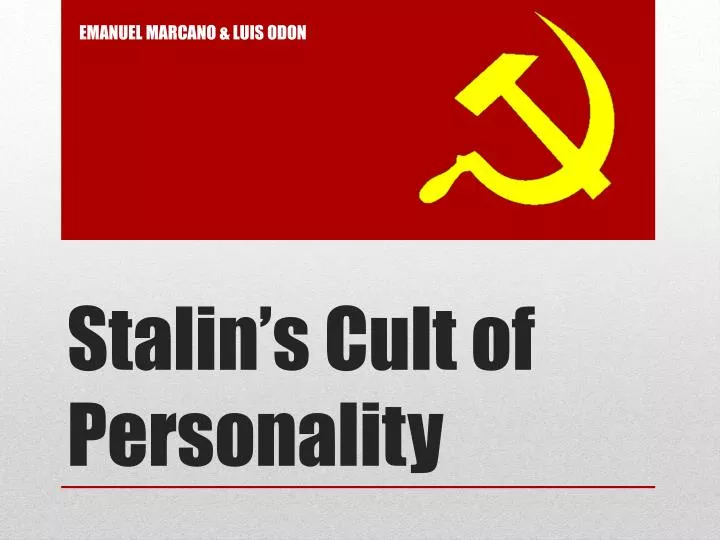 stalin s cult of personality