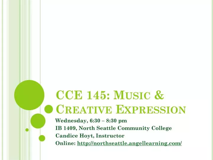 cce 145 music creative expression