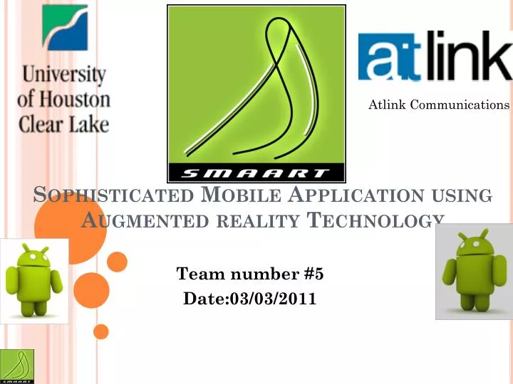 smaart sophisticated mobile application using augmented reality technology