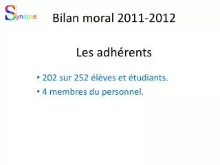 les adh rents