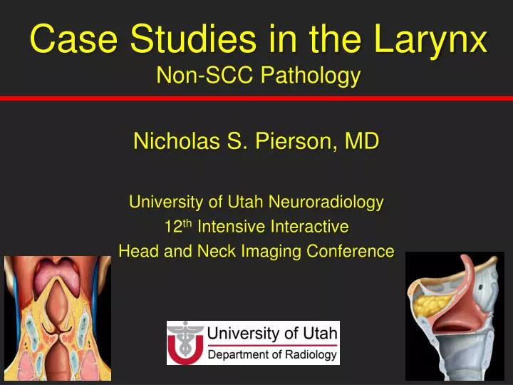 case studies in the larynx non scc pathology
