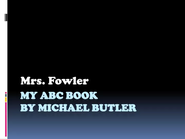 mrs fowler