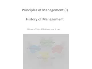 Principles of Management (I) History of Management