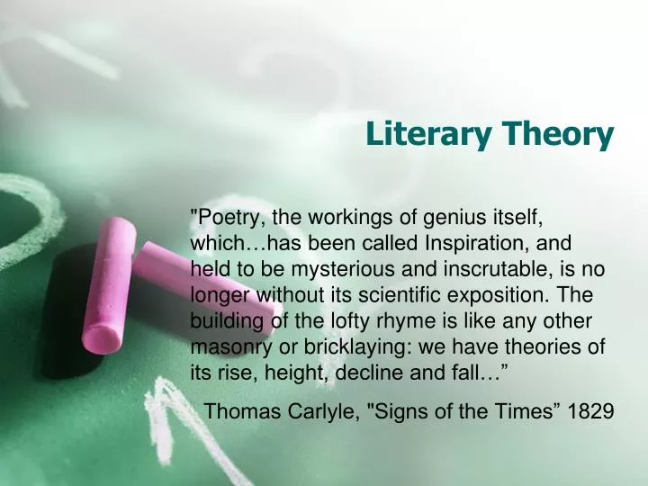 literary theory