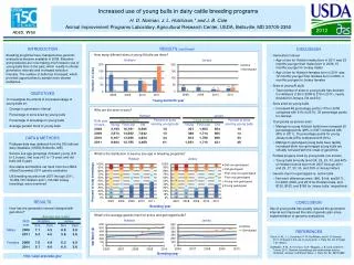 Increased use of young bulls in dairy cattle breeding programs