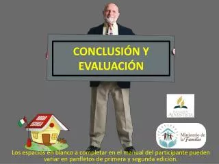 conclusi n y evaluaci n