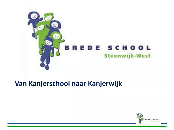 van kanjerschool naar kanjerwijk