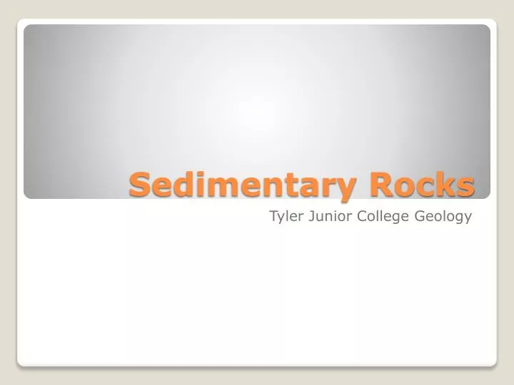 sedimentary rocks