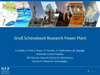 Groß Schönebeck Research Power Plant