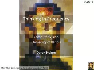 Thinking in Frequency