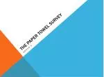 The paper towel survey
